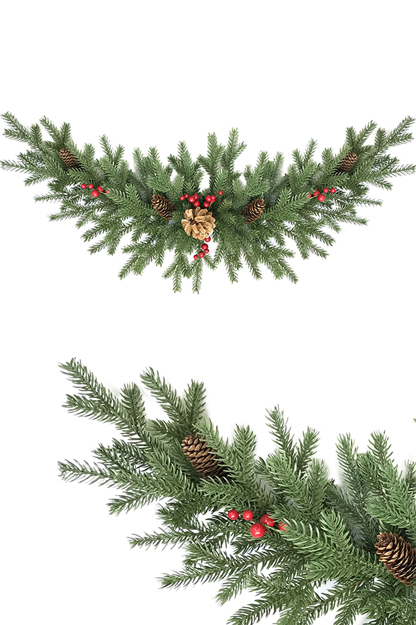 Сваг Mystery с шишками и ягодами 100см 60005/3-100-3